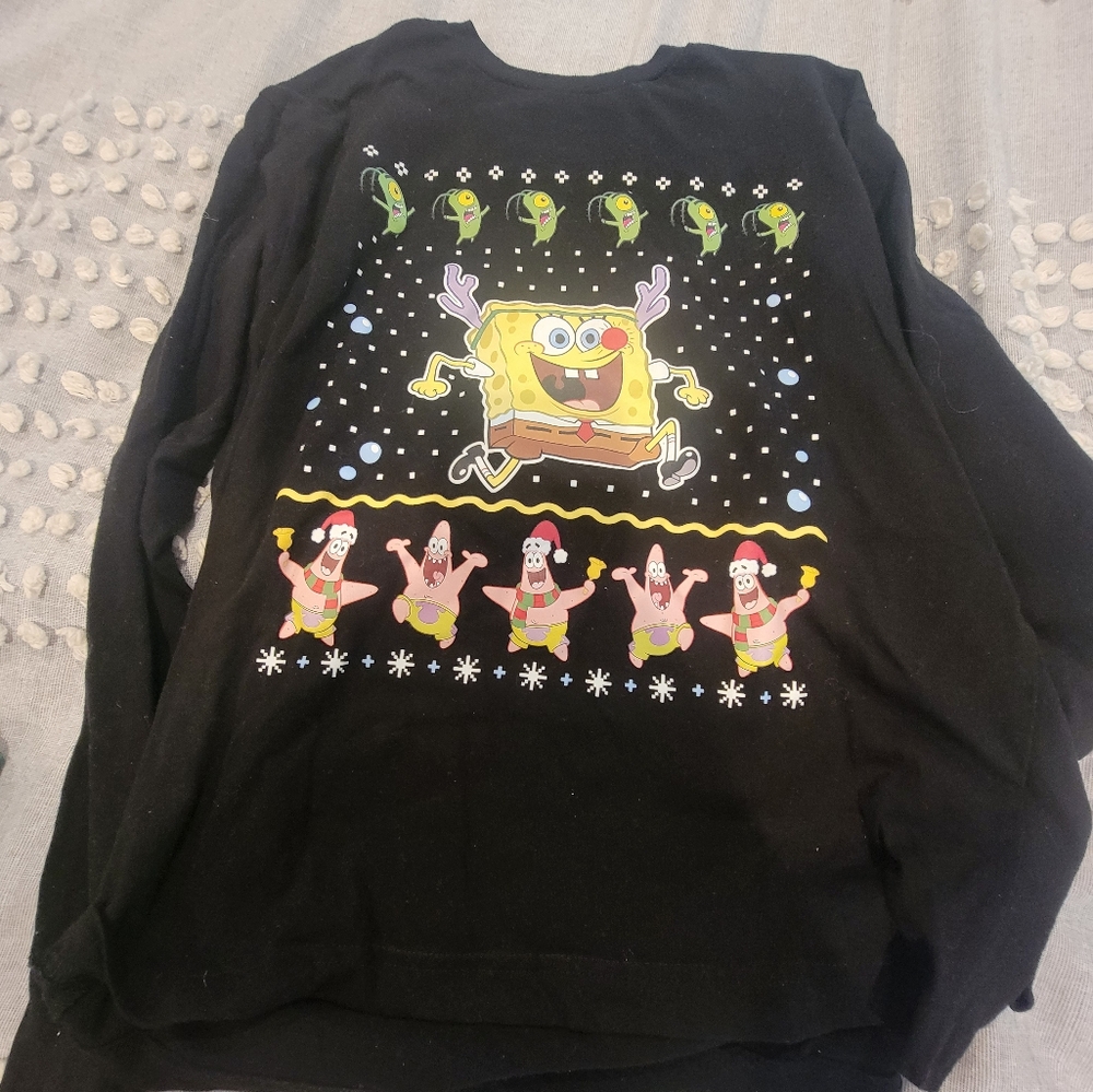 Long Sleeve Size Youth Medium Christmas T-shirt